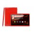 7 Inch Android 4 0 tablet PC with a powerful 1GHz CPU  512MB RAM in a stylish  red appearance lets you control the power conveniently