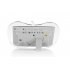 7 Inch Baby monitor that includes two wireless night vision cameras  two way intercom  and simultaneous viewing on the monitor