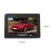 7 Inch Car Monitor Tft Lcd Screen 2 Way Video Input Pal ntsc 12v Display for Car Rearview Home Security Camera Black