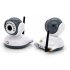7 Inch Digital Wireless Baby Monitor with 3 wireless cameras that have a 1 4 CMOS sensor and night vision