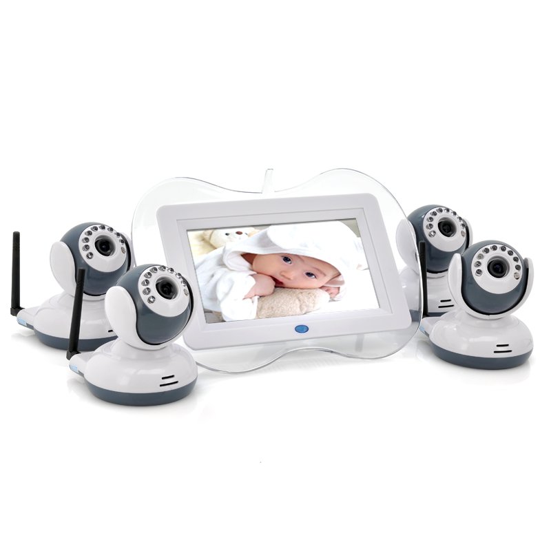 Digital Wireless Baby Monitor + 4x Cameras