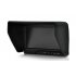 7 Inch FPV monitor for RC toys with sun shield  various video systems such as NTSC and PAL and anti video black out technology 