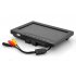 7 Inch FPV monitor for RC toys with sun shield  various video systems such as NTSC and PAL and anti video black out technology 