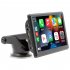 7 Inch MP5 Player Compatible for Carplay Android Auto Wireless Portable Car Stereo Touch Screen Black F133