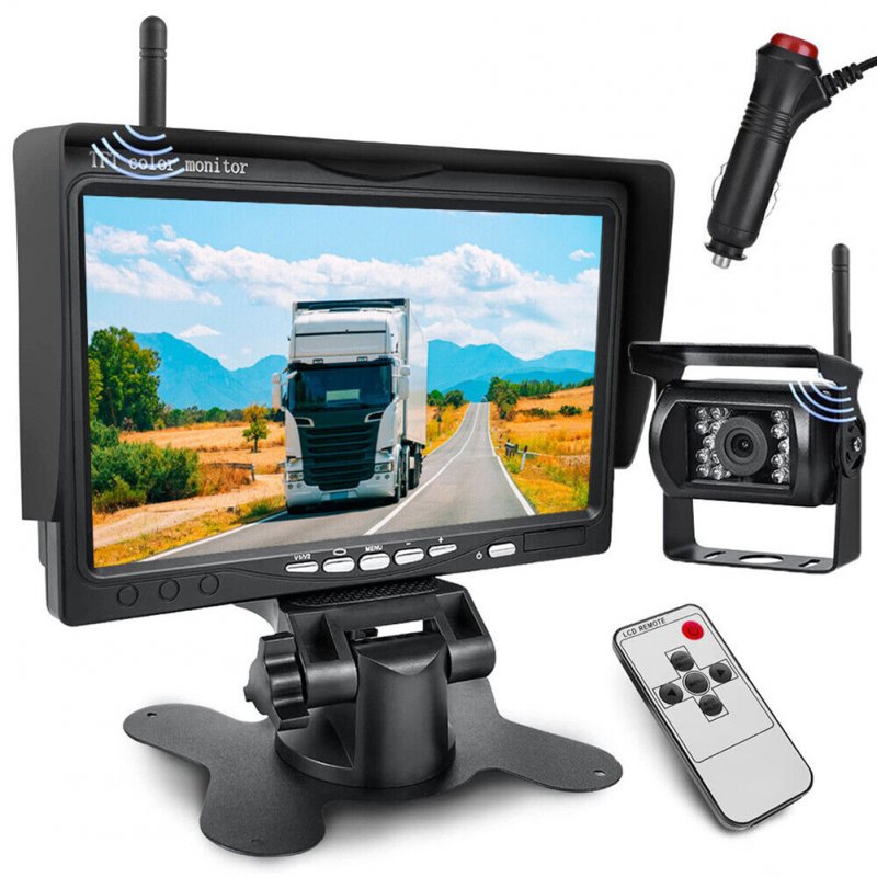 7 Inch Monitor for Rv Truck Bus Wireless Night Vision System