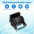 7 Inch Monitor For Rv Truck Bus Wireless Night Vision System Rear View Backup Camera  remote Control Without Battery  black