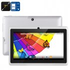 7 Inch Quad Core Tablet comes with an Android 4 4 operating system  A33 CPU  Mali 400 GPU  8GB Internal Memory and OTG support