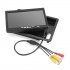 7 Inch TFT LCD monitor can be easily hooked up to your rear view parking camera to provide you with a clear view of all that happens behind your car 