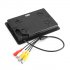 7 Inch TFT LCD monitor can be easily hooked up to your rear view parking camera to provide you with a clear view of all that happens behind your car 