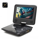 7 Inch TFT LED Portable DVD Player With USB and SD card Support  Game Controller  TV Antenna and 270 degree swivel screen  it also has copy functions 