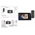 7 Inch Touch Button Monitor Video Door Phone and camera set featuring Night Vision and a Durable Vandal Proof Metal Casing  