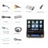 7 Inch Touch Screen Car DVD Player with a Flip Out Display and Detachable Front Panel features Bluetooth as well as DVB T