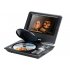 7 Inch kids portable dvd player with 7 inch wide screen display  watch movies  read e books  or listen to FM music  With game controller and TV antenna 