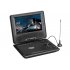 7 Inch portable DVD player  Comes with a game controller so you can download and play emulator games  FM Radio  TV Antenna  Ebook reading  and more 