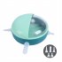 7 Pcs set Bionic  Breastfeeding  Feeder Set Healthy Insect Protective Cover Convenient Detachable Pacifier Colored Feeding Bowl Pet Caring Tool Blue