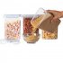 7 Piece Food Storage Container Set With Lids Sticker Marker Measuring Spoon Square Airtight Clear Canisters For Kitchen Pantry Cereal Organization PP storage ta