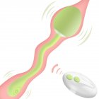 7 Speeds Vibrator RC Kegel Ball Massager Vaginal Tight Exercise Dumbbell Vaginal Tight Kegel Exercise Ball green