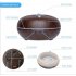 7 colour wood grain humidifier Household Air Humidifier Colorful Lights Air Purifying Mist Maker Deep wood grain  no remote control  U S  regulations