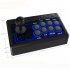 7 in 1 Arcade Fighting Wired Joystick for Switch PS4 PS3 Xbox Pc Android Blue and black