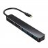 7 in 1 Type C To Hdmi compatible vga usb 3 0 Docking Station Adapter Black