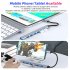 7 in 1 Usb C Hub 3 0 Type C 7 port Multi Splitter Otg Usb Power Adapter for Macbook Pro 13 15 Air Mi Pro Pc USB interface