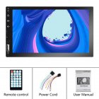 7 inch Car Radio Multimedia Video Player Carplay Mp5 Mp4 Bluetooth compatible Central Control Navigation Gps Large Screen Standard