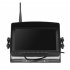 7 inch Display Wireless Monitoring Recorder AHD Night Vision Reversing Camera Monitor Car Truck Universal black