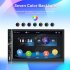 7 inch Dual Din Car Radio Universal Wireless Mp5 Player for Carplay with Microphone Standard   4 Lights