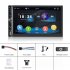 7 inch Dual Din Car Radio Universal Wireless Mp5 Player for Carplay with Microphone Standard   12 Lights