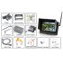 7 inch HD LCD all in one FPV 1024x600 resolution monitor  With a built in high sensitivity 32ch 5 8 GHz receiver and integrated DVR and external battery 