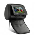 7 inch headrest monitor DVD player is an excellent in car media center featuring a built in DVD player  a FM transmitter and touchscreen 