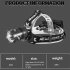 70 LED Headlamp Rechargeable Super Bright 30W Head Lamp Flashlight 3 Modes Head Lights For Outdoor Camping Fishing Running 3514A P70 headlamp   USB cable
