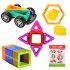 70 Pieces Magnetic Building Blocks Set Educational Construction Stacking Toys Car Wheel Set