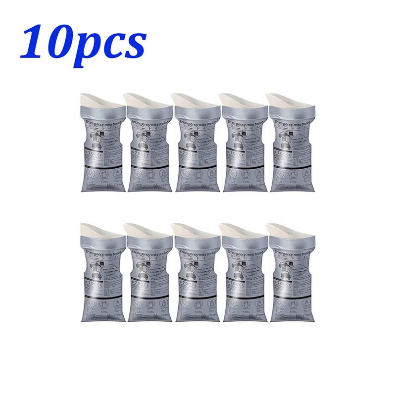 700Ml Outdoor Emergency Urinary Bag Convenient Portable Urinary Bag Travel Baby Women Men Motion Sick Vomiting Bag 10pcs Cotton