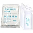 700ml 4pcs Portable Car Emergency Urine  Bag Disposable Artifact High-speed Traffic Jam Self-driving Tour Urinal Universal For Men Women White