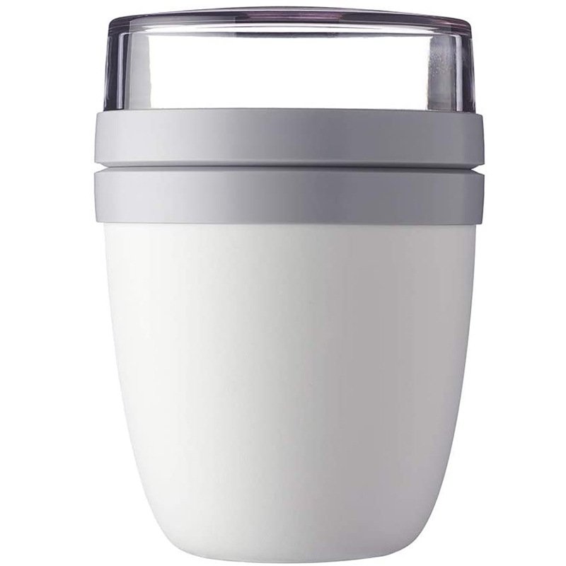 700ml Portable Travel Preservation Bowl Cup For Yogurt Nut Dessert Preservation  Cup Tableware white