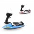 706 Remote Control Speedboat 2 4g 20km H High Speed Dual Motor Remote Control Boat Blue