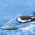 706 Remote Control Speedboat 2 4g 20km H High Speed Dual Motor Remote Control Boat Blue