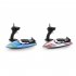706 Remote Control Speedboat 2 4g 20km H High Speed Dual Motor Remote Control Boat Blue