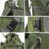 70L Fishing Gear Storage Backpack Multifunctional Bag With 2 Side Pocket 1 Front Pocket Fishing Tackle Backpack For Fishing Hiking Traveling Camping Army green 