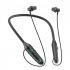 716 Lighting In Ear Headphones Neckband Earbuds LED Power Display Headset For Running Cycling Hiking Driving grey