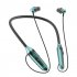 716 Lighting In Ear Headphones Neckband Earbuds LED Power Display Headset For Running Cycling Hiking Driving black