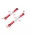 71mm Aluminum Turnbuckle Rod Linkage For RC 1 10 Redcat Traxxas EPX HSP ZD Racing HPI  Truck Buggy Truggy Upgrade Parts red