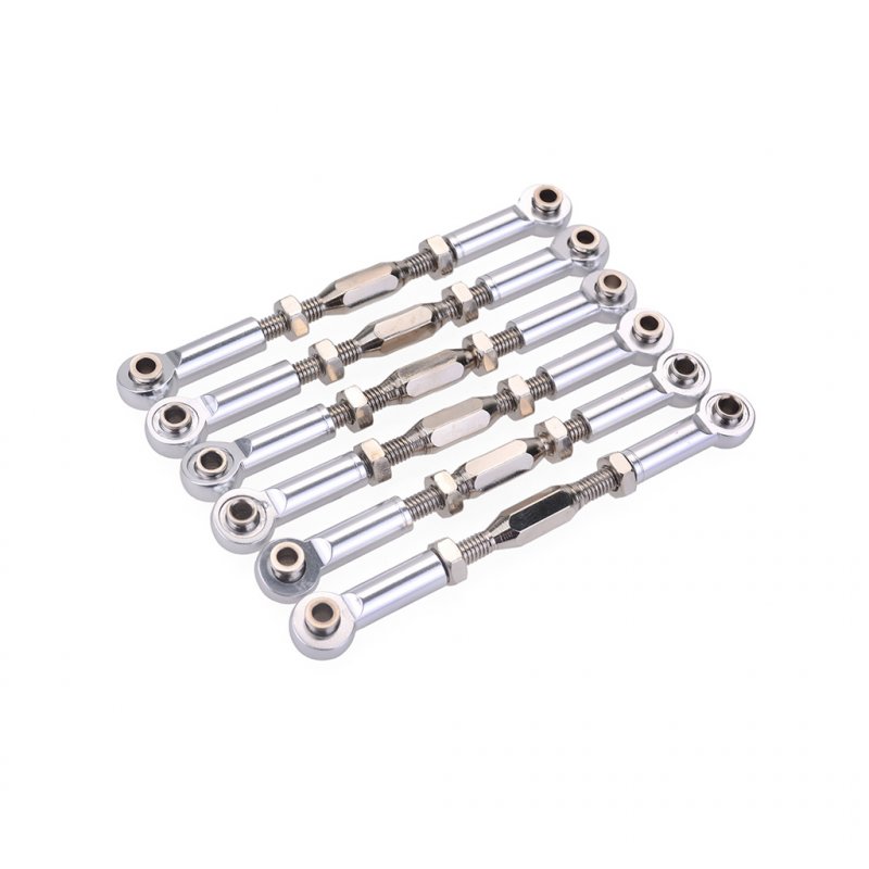 71mm Aluminum Turnbuckle Rod Linkage For RC 1/10 Redcat Traxxas EPX HSP ZD Racing HPI  Truck Buggy Truggy Upgrade Parts Silver