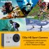 720p HD Sport Camera has a 2 0 Megapixels CMOS Sensor  140 Degree Lens Angle and a 30 Meter Waterproof Range