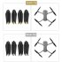 7238F Drone Propeller Noise Reduction Quick Release Blade Pair For Mavic Air 2 1 pair gold