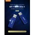 727b Dual Frequency 1300m Gigabit Wireless Bluetooth compatible  Wifi  Adapter Network Card Usb Transmitter Portable Wi fi Receiver Adapter blue