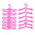 73Pcs Doll Clothes Party Gown Shoes Bag Necklace Hanger Toy Accessories Random Color