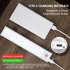 74 LED Under Cabinet Lights Larger Capacity Rechargeable Batteries Ultra Thin Aluminum Alloy Larger Capacity black 40CM