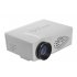 750 Lumen LED Projector with 3 7 inch LCD panel and 16 9 as well as 4 3 contrast ratios displays movies as they should be with a 125 inch projected image